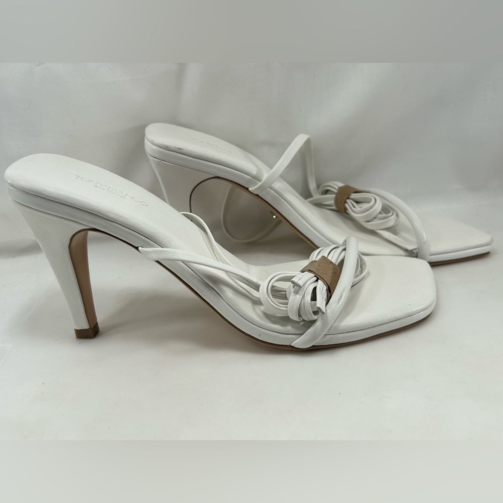 Tony Bianco strapped Heel in White Size 7